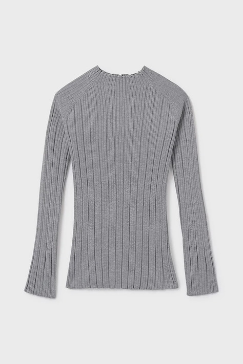 Mayoral pulover culoarea gri, cu turtleneck, 7015