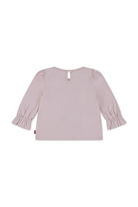 Бавовняний лонгслів для немовлят Levi's LS KNOT FRONT KNIT TOP — фото 2