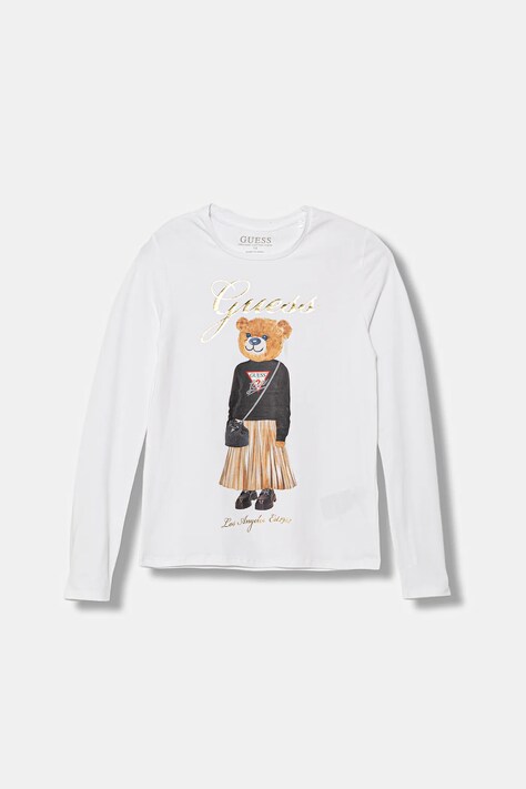 Guess longsleeve dziecięcy kolor biały J5BI16 J1314