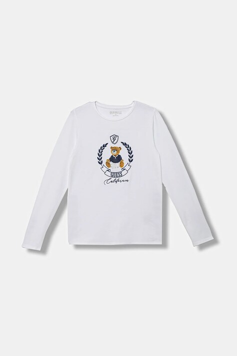 Guess longsleeve dziecięcy kolor biały J5BI26 J1314