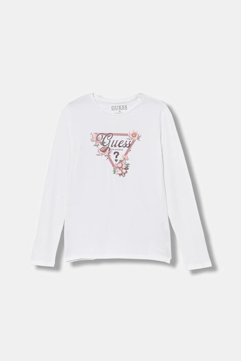 Guess longsleeve dziecięcy kolor biały J5BI31 J1314