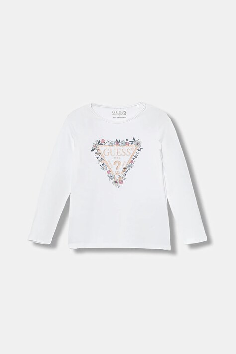 Guess t-shirt dziecięcy kolor biały K5BI08 J1314