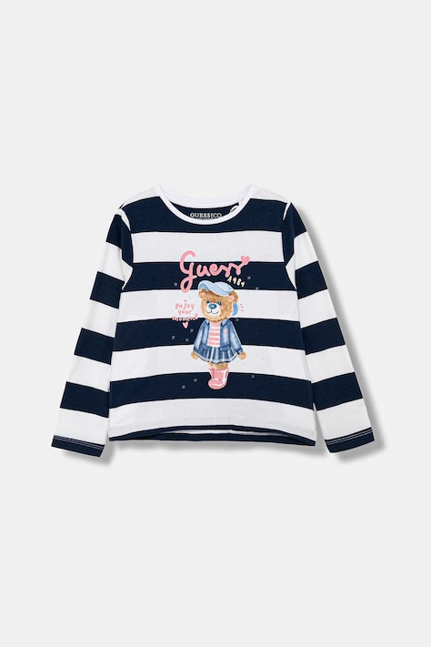 Guess longsleeve copii culoarea bleumarin, K5BI11 K9NF4