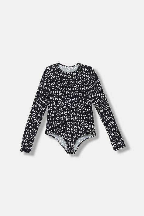 Pinko body dziecięce kolor czarny KFBD003.C.LY003