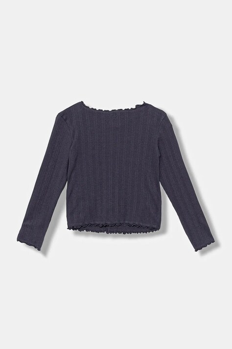 Дитячий лонгслів United Colors of Benetton — AW25-BUG063, сірий — фото 2