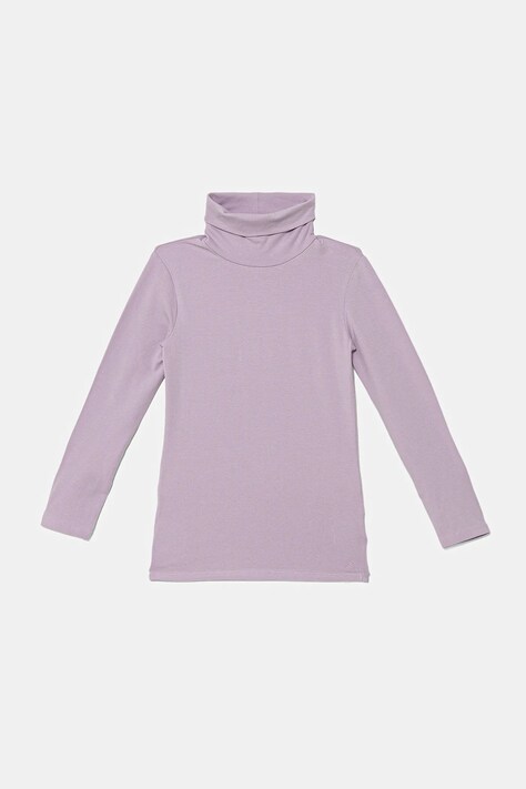 Παιδικό μακρυμάνικο United Colors of Benetton χρώμα: μοβ, 3P4ZC202N