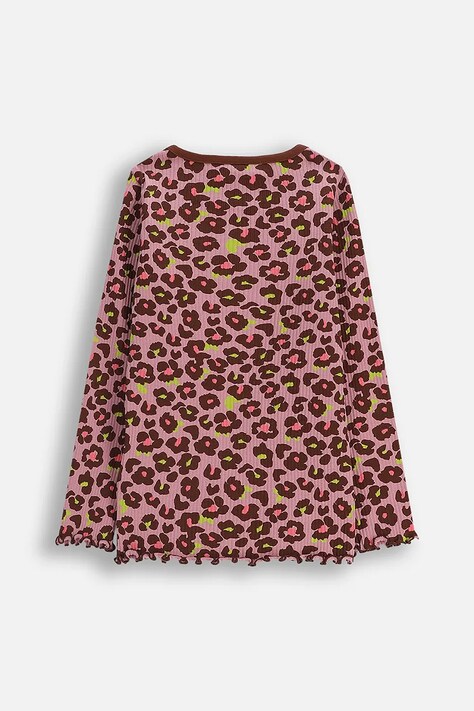 Coccodrillo longsleeve dziecięcy kolor różowy CRAFT PUNK GIRL KIDS