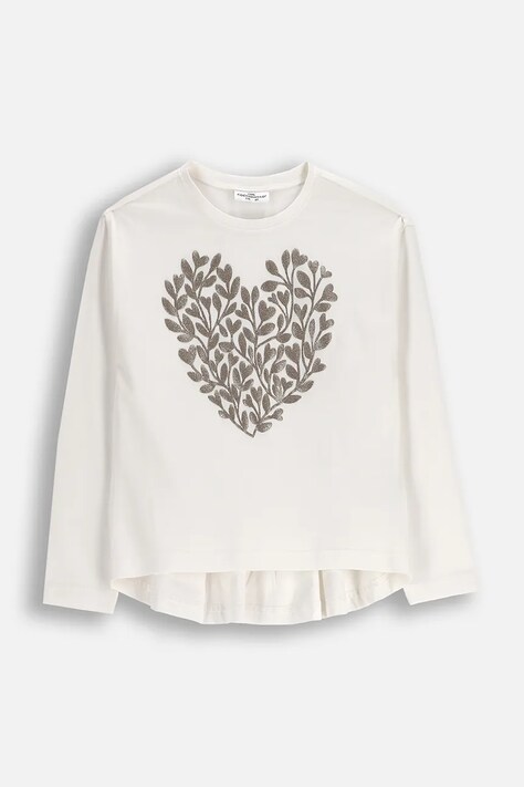 Coccodrillo longsleeve copii culoarea roz, WINTER COSY GRIL KIDS