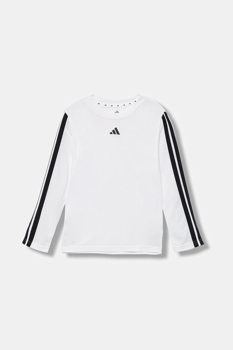 Dječja majica dugih rukava adidas boja: bijela, s aplikacijom, JM1578