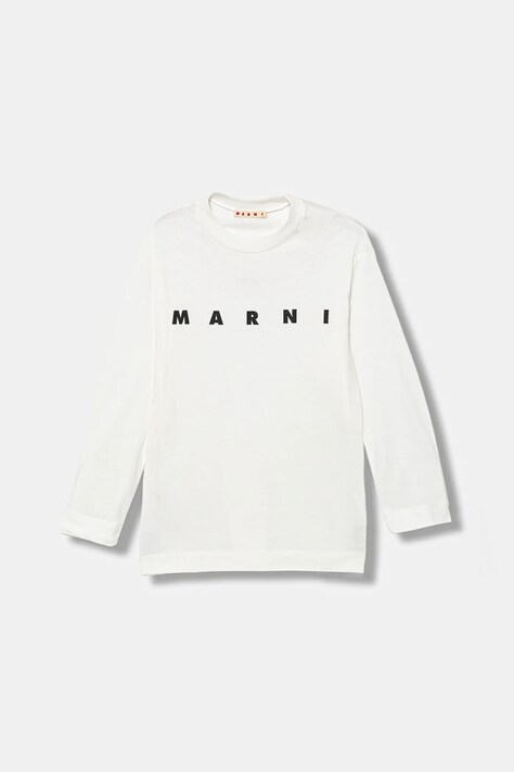 Marni tricou din bumbac MT291U T-SHIRT culoarea bej, cu imprimeu, M01603