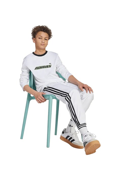 Дитячий лонгслів adidas Originals — фото 8