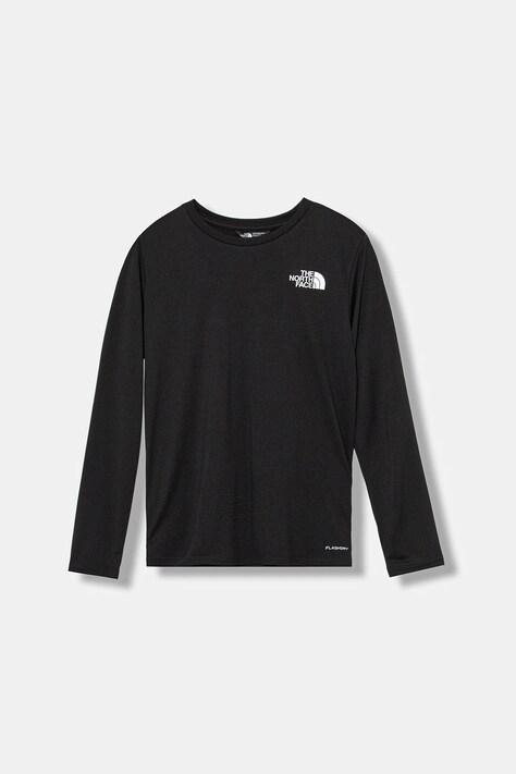 Παιδικό μακρυμάνικο The North Face TEEN 24/7 LS TEE χρώμα: μαύρο, NF0A8EB8JK31