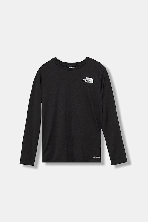 Detské tričko s dlhým rukávom The North Face TEEN 24/7 LS TEE čierna farba, s potlačou, NF0A8EB8JK31