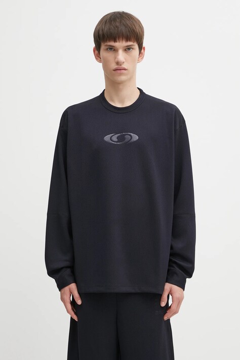 MM6 Maison Margiela longsleeve x Salomon kolor czarny gładki SH0NH0020.M20139.899