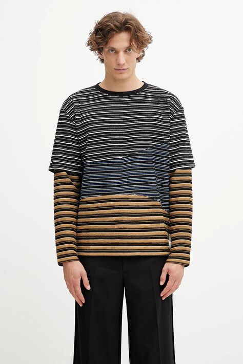 Tričko s dlouhým rukávem Andersson Bell Stripe Layered více barev, atb1342m