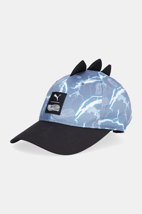 Puma czapka z daszkiem dziecięca PUMA x HOT WHEELS BB Cap Jr kolor niebieski 026563