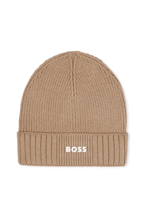 Detská čiapka BOSS hnedá farba, J52616
