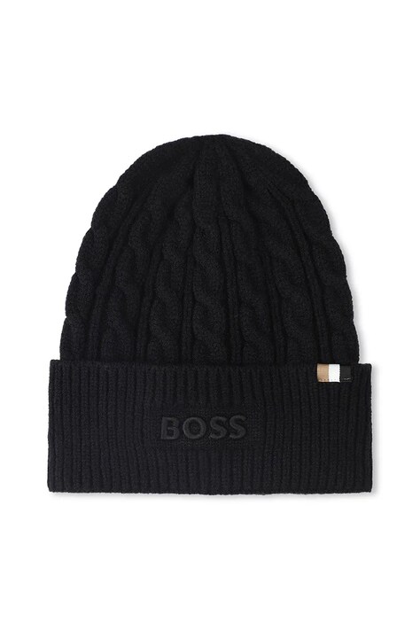 Dječja kapa BOSS boja: crna, J52624