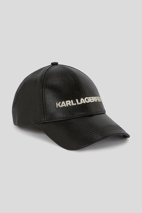 Кепка Karl Lagerfeld колір чорний з аплікацією A3W33140