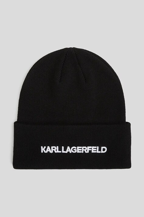 Čepice Karl Lagerfeld černá barva, A3W33143