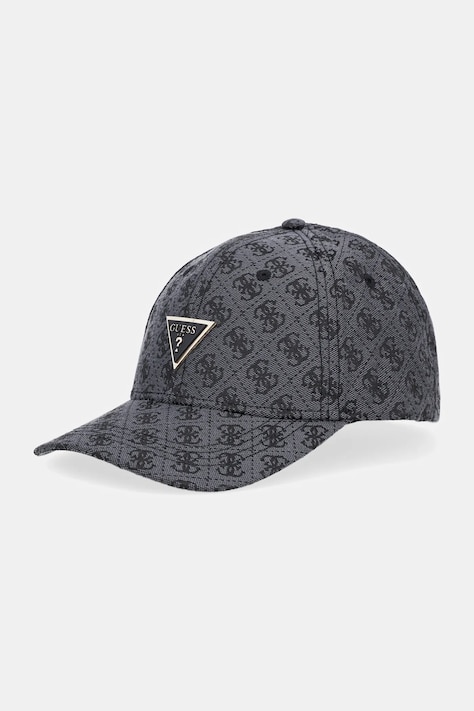 Guess czapka z daszkiem KATYA kolor szary AW5368 POL01