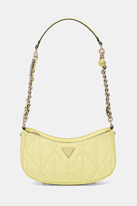 Guess poșetă ALDINA culoarea galben, HWGG96 63170