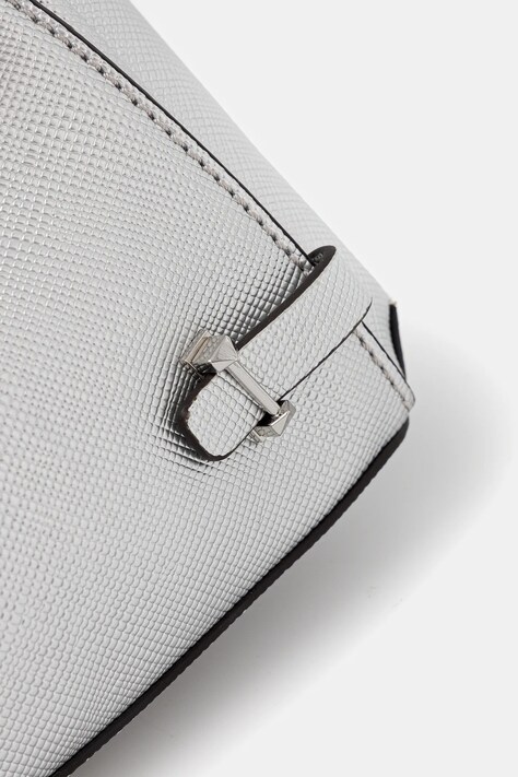 Guess poșetă ROSALBA culoarea argintiu, HWMY96 57170