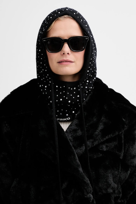 Μάλλινη μπαλακλάβα Pinko χρώμα: μαύρο, 106005 A2YY