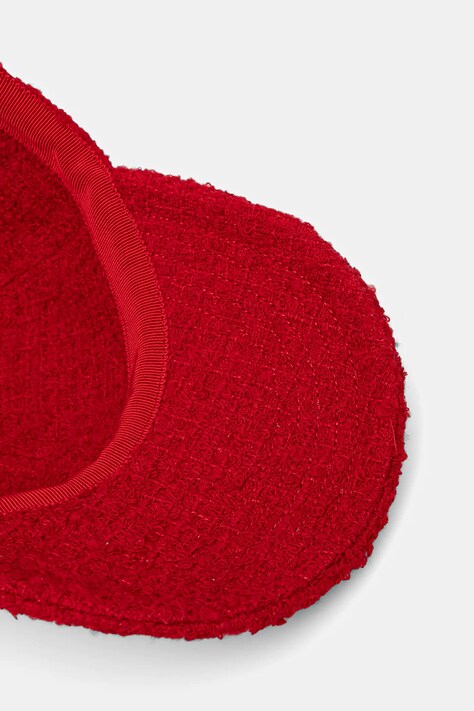 Кепка з додаванням вовни Patou — AW25-CAD03J, червоний — фото 3