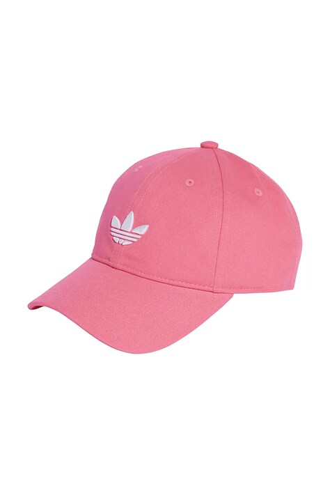 adidas Originals czapka z daszkiem bawełniana Baseball Cap AC kolor różowy z aplikacją JY5065