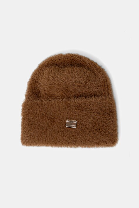 Tommy Jeans czapka kolor brązowy AW0AW17900