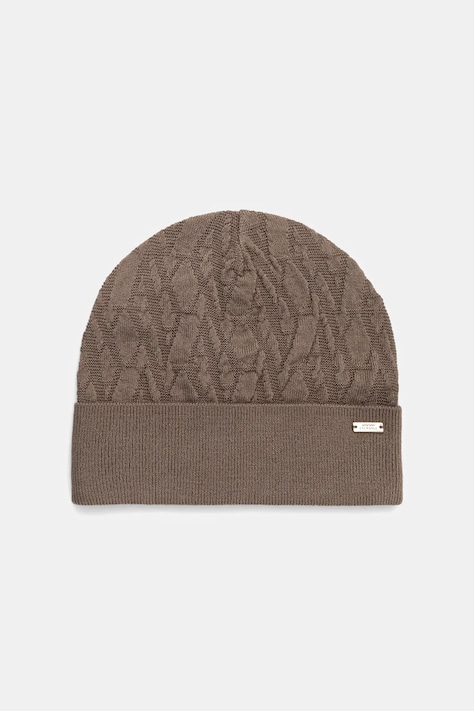 Vlnená čiapka Armani Exchange hnedá farba, XW001495 AF11956