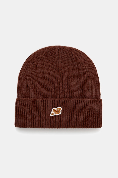 New Balance căciulă culoarea maro, LAH53008ROK