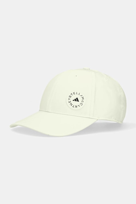 Šiltovka adidas by Stella McCartney béžová farba, JZ5519