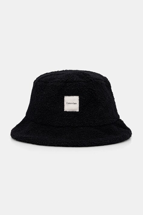 Calvin Klein kapelusz kolor czarny LV04F5055G