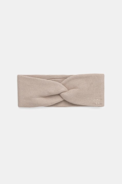 Traka za glavu Calvin Klein boja: bež, LV04F8019G
