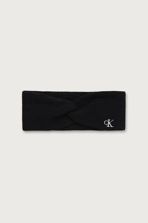 Calvin Klein Κορδέλα μαλλιών γυναικεία με βισκόζη μαύρη LV04F8019G