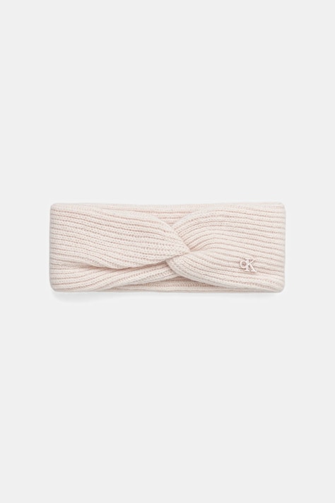 Calvin Klein bentiță cu lână culoare roz LV04F8039G