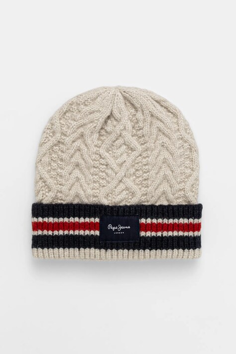 Čiapka Pepe Jeans tmavomodrá farba, PL0400002