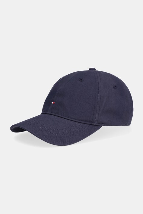 Tommy Hilfiger czapka z daszkiem bawełniana kolor granatowy AW0AW17781