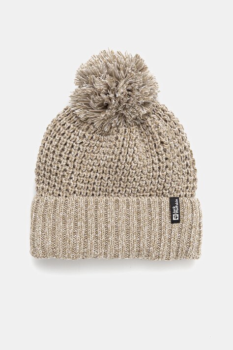 Jack Wolfskin czapka MEDLEY kolor beżowy A65237