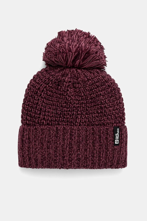 Jack Wolfskin căciulă MEDLEY culoarea bordo, A65237
