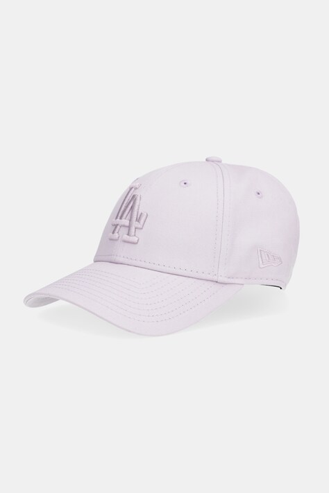 New Era czapka z daszkiem bawełniana kolor fioletowy 60691390