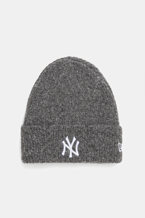 New Era czapka z domieszką wełny kolor szary 60580753