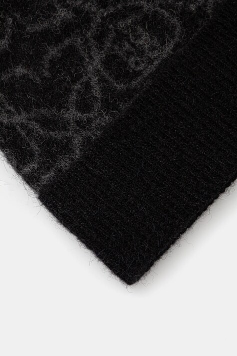 Шапка з вовною HUGO Sady_Hat — AW25-CAD0BJ, чорний — фото 2