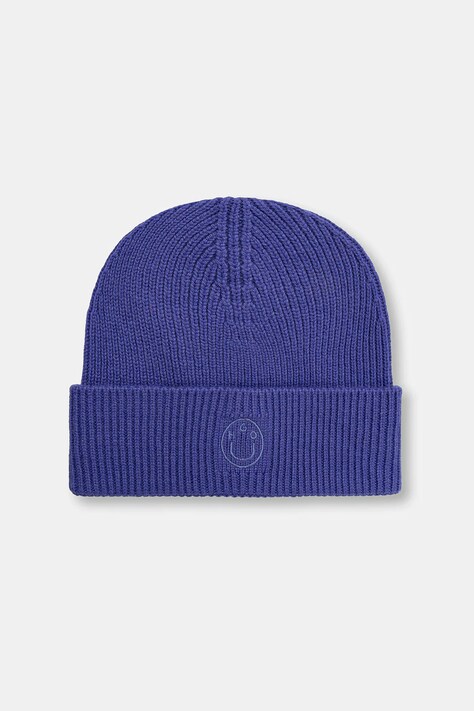 Čiapka s prímesou vlny Hugo Blue fialová farba, 50551505