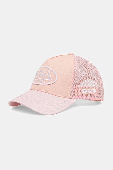 Кепка Von Dutch цвет розовый VD.2.CB.GLIT