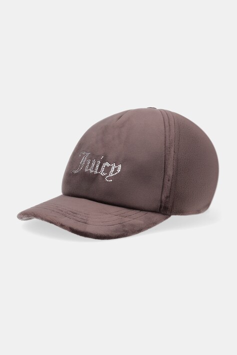 Kapa s šiltom Juicy Couture rjava barva, JCAWH224702