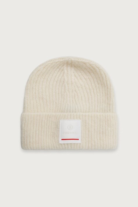 BOGNER Fire+Ice Czapka beanie damska z wełną TUANA beżowa 94569302