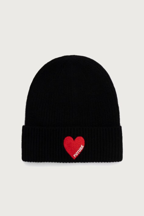 From Future Czapka beanie damska kaszmirowa czarna ABO01087